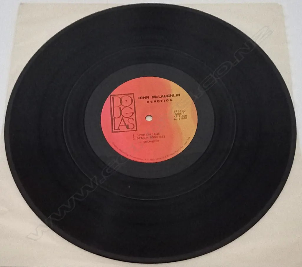 John McLaughlin, Devotion, (Green Vinyl) Image 1++